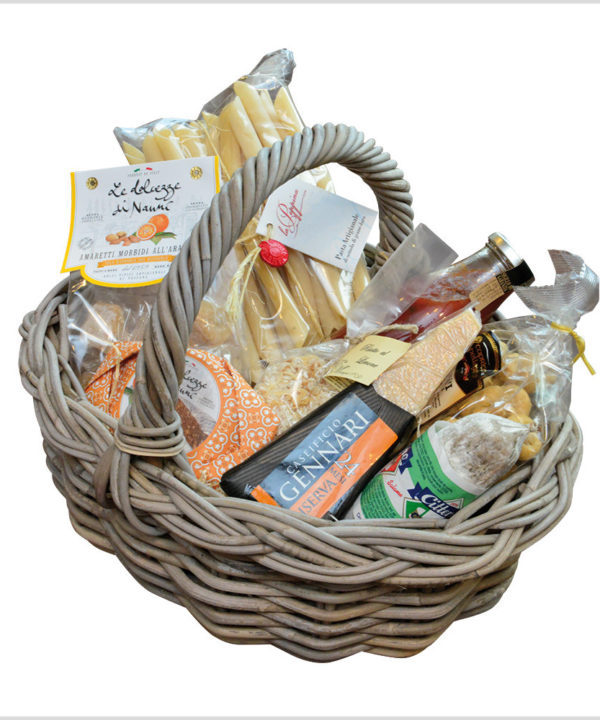 Geschenkkorb – Pasta und Käse