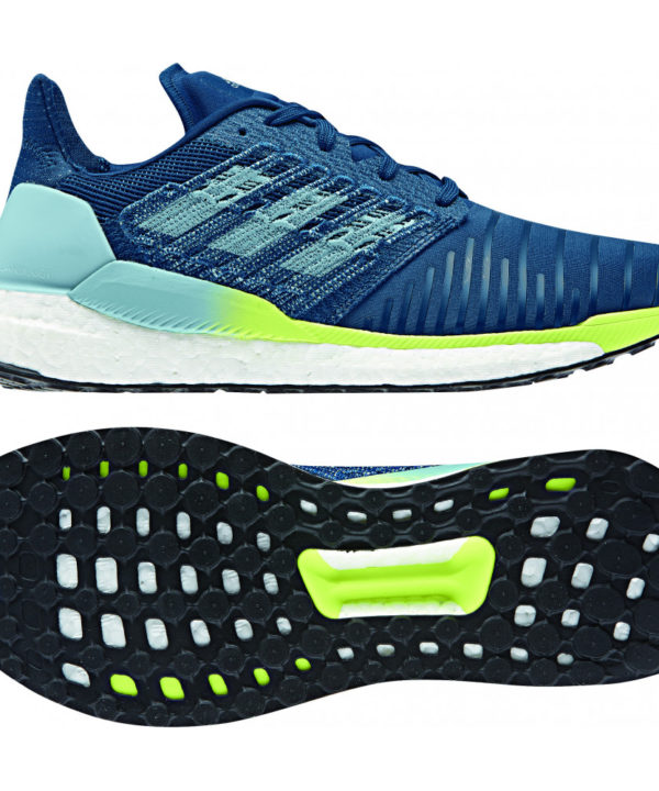 adidas Solar Boost Laufschuhe Herren Running blau gelb