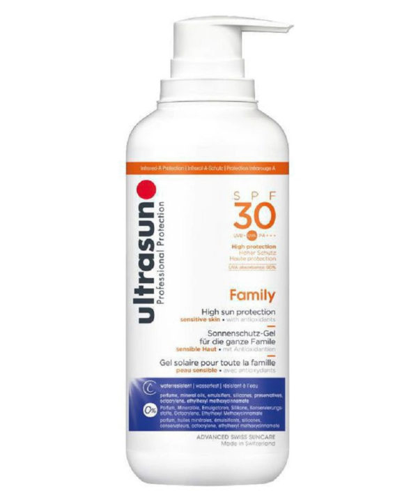 Ultrasun Sonnenschutz Gel für die ganze Familie SPF 30, 400ml