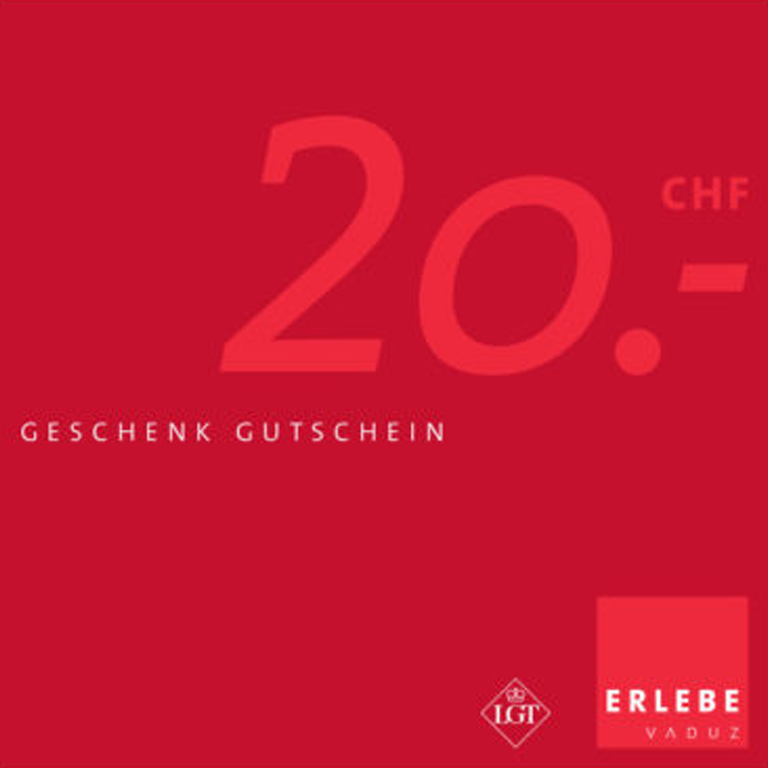 Erlebe Vaduz Gutschein CHF 20 hierbeimir
