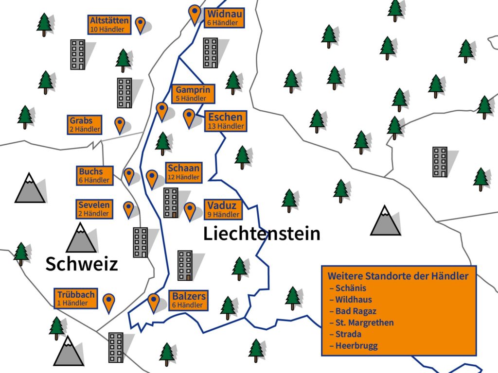 Hierbeimir Händler auf der Karte
