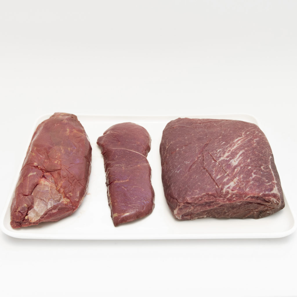 Rossfilet am Stück, Rosshuft am Stück, Ross Entrecote