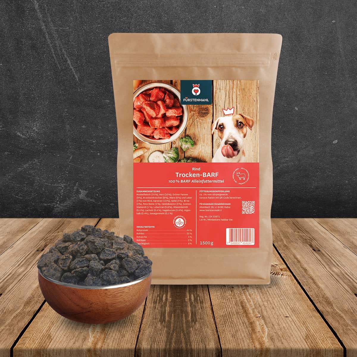 Trocken-BARF Rind (1.5kg) - TrockenBARF RinD