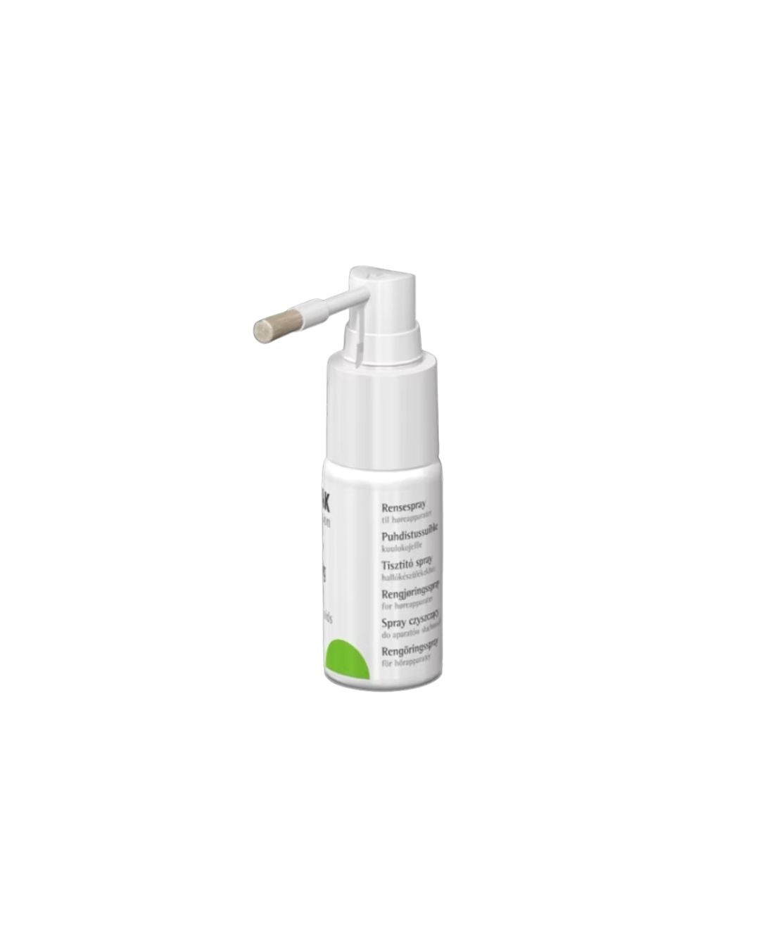 Reinigungs spray Hörberatung Fabiano
